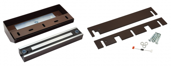 Влагозащищённый электромагнитный замок ALM-350FT (коричневый)