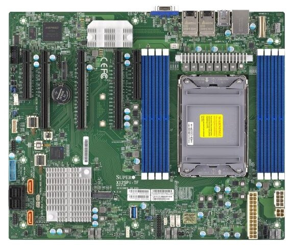 Серверная материнская плата SuperMicro X12SPI-TF-B