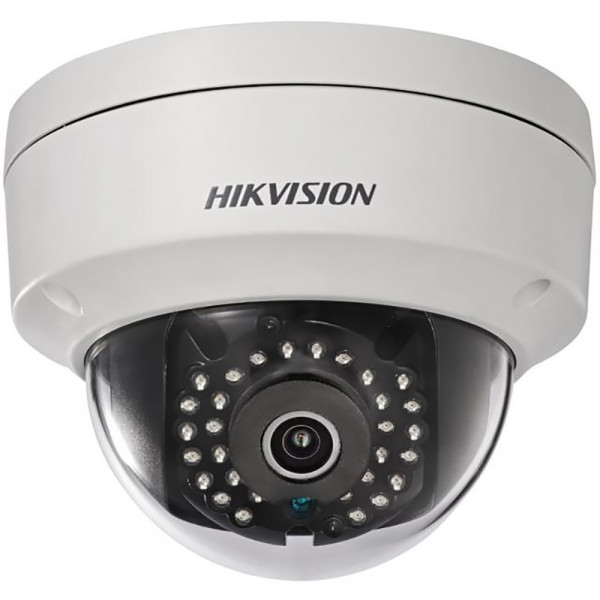 Сетевая IP видеокамера HIKVISION, купольная, улица, 1/2,8’, ИК-фильтр, цв: 0,028лк, фокус объе-ва: 4мм, цвет: белый, (DS-2CD2122FWD-IS (T) (4mm))