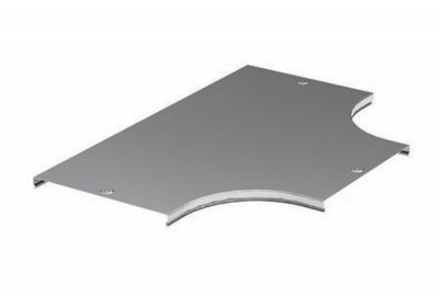 Крышка DKC S5 Combitech, Т-образн., 200х15х460 (ШхВхД), для металлических лотков, толщина: 0,8 мм, сталь, цинк-ламель