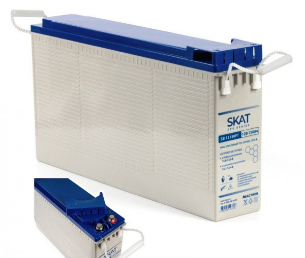 Аккумулятор герметичный свинцово-кислотный SKAT SB 12150FT