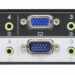 Переключатель KVM Aten, портов: 4 х VGA (HDB-15), 42х260х76 мм (ВхШхГ), RS232, цвет: чёрный
