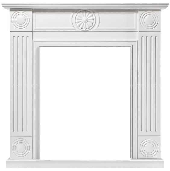 Классический портал для камина Firelight Frame Classic белый
