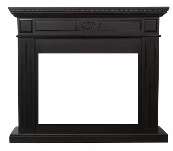 Широкий портал Firelight Bianco 25 черная эмаль