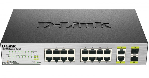 Коммутатор D-Link, DES-1018P/A2A