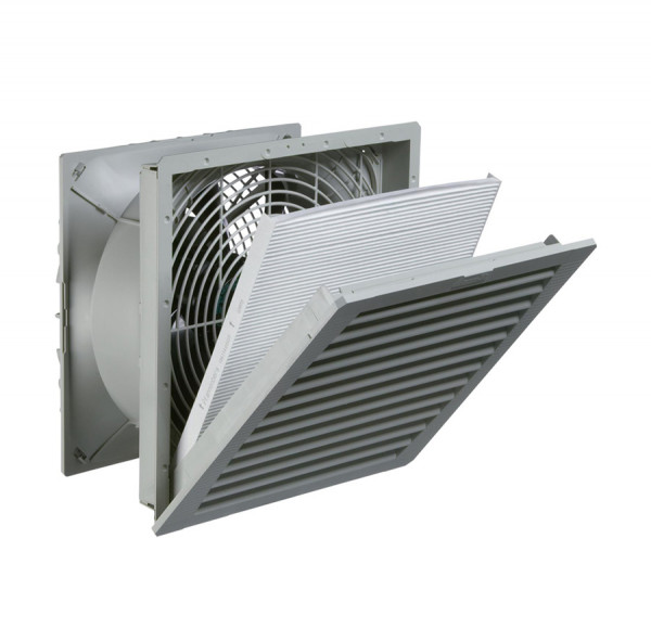 Вентиляторный модуль Pfannenberg PF 67.000, с фильтром, 230V, 320х320х150 мм (ВхШхГ), вентиляторов: 1, 69 дБ, IP55, поток: 950 м3/ч, для серии EMS, цвет: серый