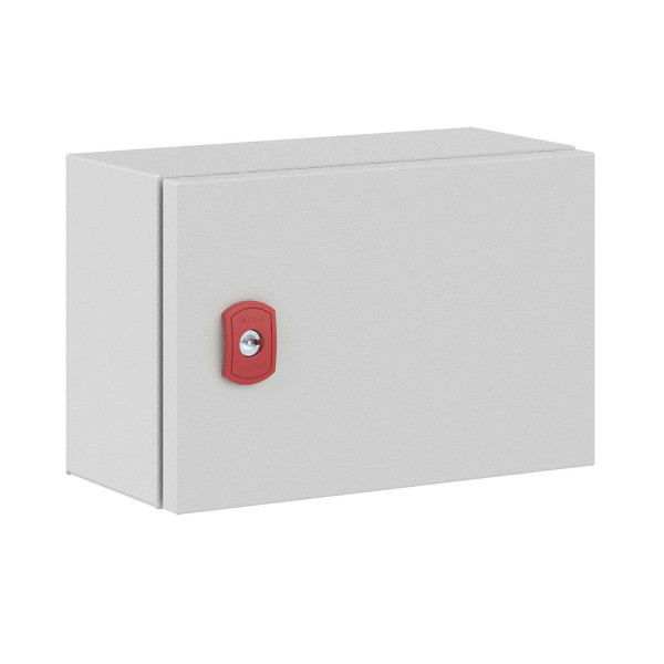 Шкаф электротехнический настенный DKC ST, IP66, 200х300х150 мм (ВхШхГ), дверь: металл, корпус: сталь листовая, цвет: серый, без монтажной панели, (R5ST0231WMP)