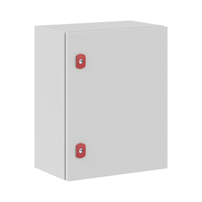 Шкаф электротехнический настенный DKC ST, IP66, 500х400х250 мм (ВхШхГ), дверь: металл, корпус: сталь листовая, цвет: серый, без монтажной панели, (R5ST0549WMP)