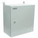 Шкаф уличный всепогодный укомплектованный настенный OSNOVO, IP66, корпус: сталь нержавеющая, 400х400х210 мм (ВхШхГ), цвет: серый, (с DIN-рейками, автоматом 2Р), с нагревом, без охлаждения