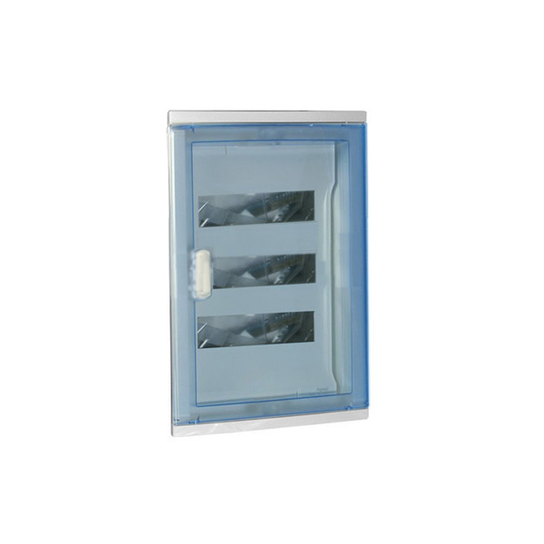 Щит электрический настенный Legrand Nedbox, встраиваемый, IP40, 3ряд.  12мод., с клеммным блоком, дверь: прозрачная, корпус: пластик, цвет: белый