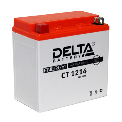 Аккумулятор для ИБП Delta Battery CT, 147х88х151 мм (ВхШхГ),  необслуживаемый свинцово-кислотный,  12V/14 Ач, (CT 1214)