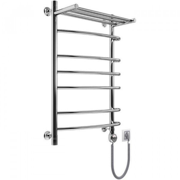 Электрический полотенцесушитель Маргроид Цунами el с полкой 80*60