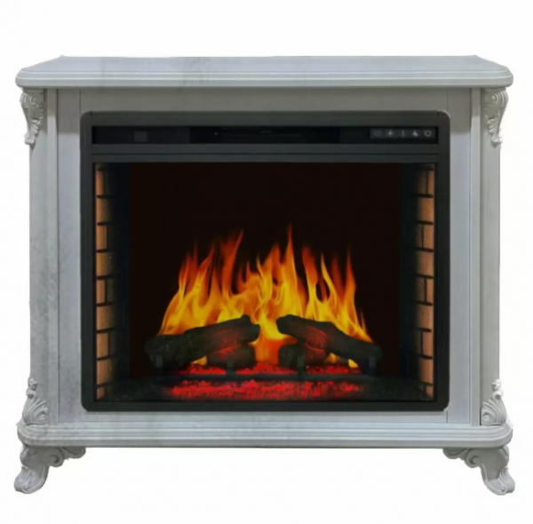 Электрокамин с широким очагом 2D Glenrich Версаль Vision 28 Светлый