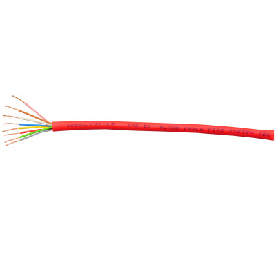 Кабель не распространяющий горение при групповой прокладке, с пониженным дымо- и газовыделением КСВВнг(А)-LS 8х0,5 (Паритет)