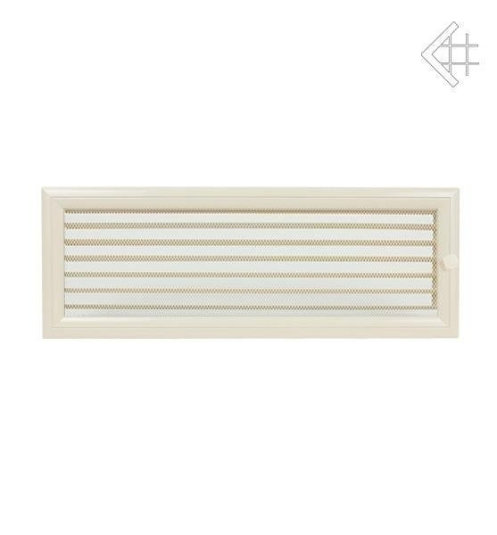 Вентиляционная решетка для камина Kratki 17х49 Оскар бежевая с жалюзи 49OKX