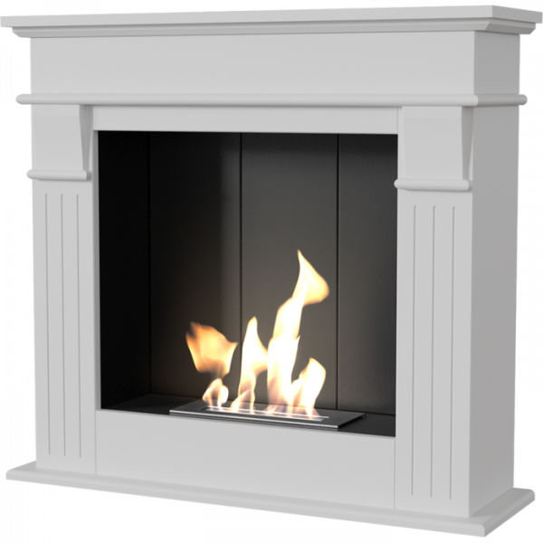 Напольный биокамин Kratki AUGUST белый TUV (ЛЕГО)