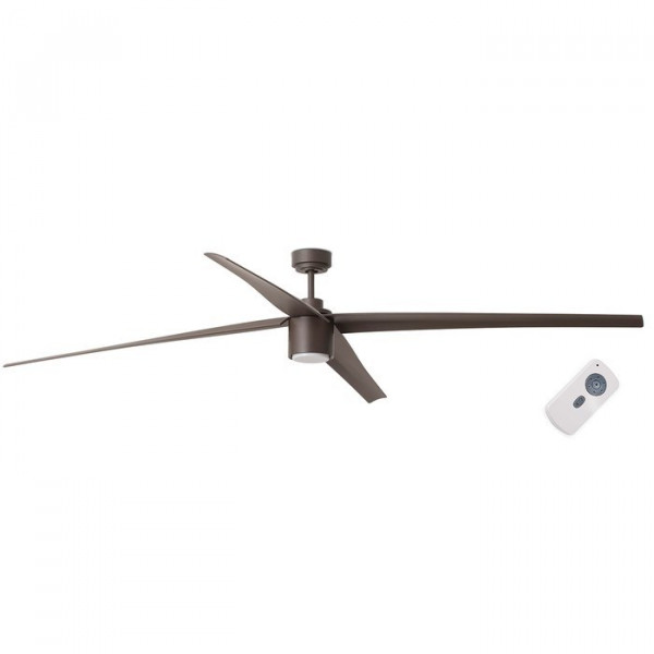 Вентилятор с подсветкой Faro ATTOS BROWN LED 20W 3000K (33495)