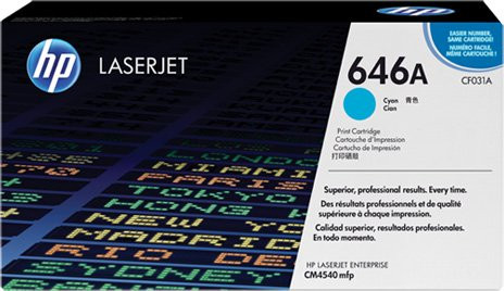 Картридж HP CF031A (№646A) Cyan