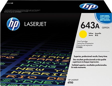 Картридж HP Q5952A (№643A) Yellow