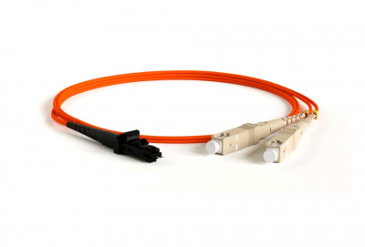 Коммутационный шнур оптический Hyperline, Duplex SC/MTRJM, OM2 50/125, LSZH, Ø 2мм, 3м, цвет: оранжевый, (FC-D2-50-MTRJM/PR-SC/PR-H-3M-LSZH-OR)