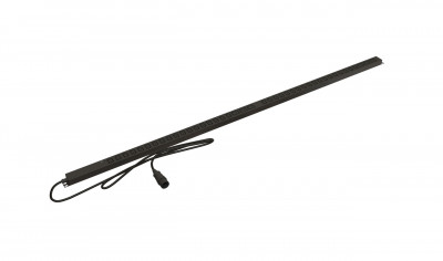 Блок силовых розеток Hyperline SHE, вертикальный, неуправляемый, IEC 320 C13 х 36, IEC 60320 С19 х 6, вход IEC 309 32A 2P+E, шнур 3 м, 1 778мм, однофазный 32А, индикатор, чёрный, Климатическое исполнение: УХЛ4