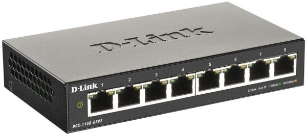 Коммутатор (свитч) D-Link DGS-1100-08V2