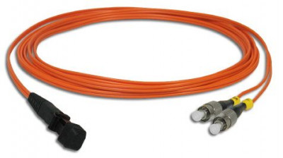 Коммутационный шнур оптический Hyperline, Duplex FC/MTRJM, OM1 62,5/125, LSZH, Ø 2мм, 1м, цвет: оранжевый, (FC-D2-62-FC/PR-MTRJM/PR-H-1M-LSZH-OR)