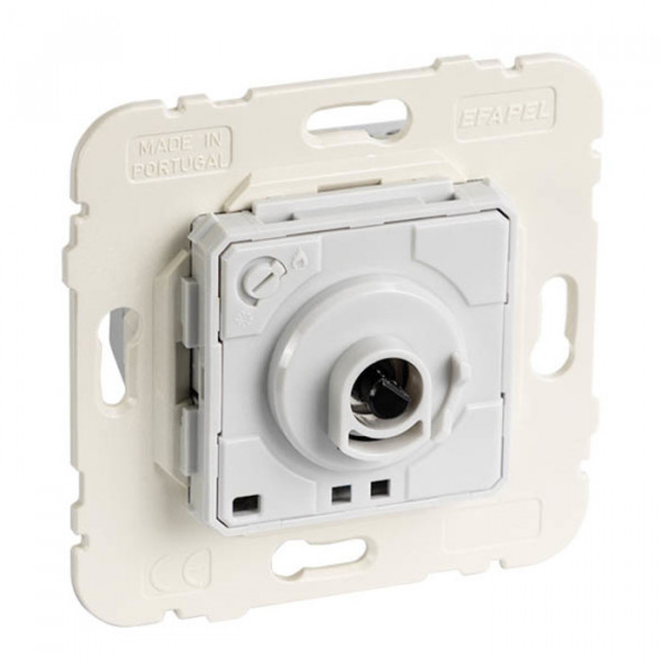 Терморегулятор Efapel MEC21, одноклавишный, без подсветки, 16А, цвет: бежевый, с поворотной ручкой (21234)