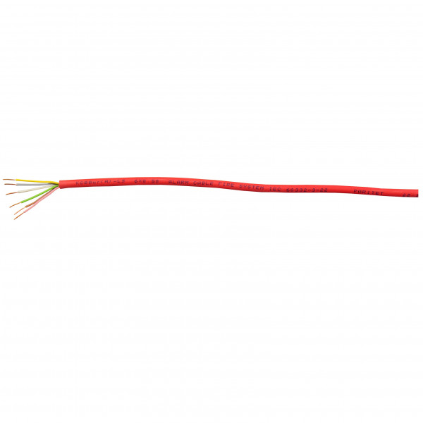 Кабель не распространяющий горение при групповой прокладке, с пониженным дымо- и газовыделением КСВВнг(А)-LS 6х0,5 (Паритет)