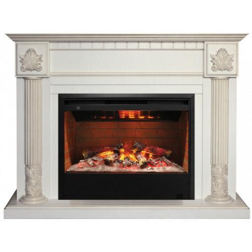 Электрокамин с широким очагом 3D Real-Flame Imperia 33/26 WT с очагом 3D Helios 26