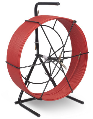 Протяжка для кабеля Cabeus, Полиэтилен, Ø с оболочкой: 6 мм, 70 м, металлическая кассета с держателем, (Pull-M3-6-70m)