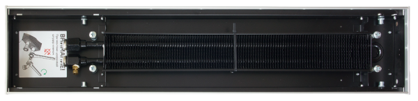 Внутрипольный конвектор длиной 1,6 м - 2 м KVZ 180-80-2000