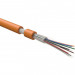 Кабель волоконно-оптический Hyperline FO-DT-IN Tight Buffer,  4хОВ, OM2 50/125, FRHFLTx, Ø 7,1мм, внутри зданий, небронированный, цвет: оранжевый
