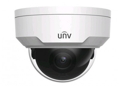 Сетевая IP видеокамера Uniview, купольная, универсальная, 5Мп, 1/2,7’, 2592х1944, 20 к/с, ИК, цв:0,01лк, об-в:4мм, IPC325SR3-DVPF40-F-RU
