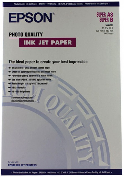 Бумага Epson C13S041143 (A3+, 194 г/м2, 20 листов)