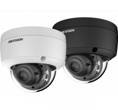 Сетевая IP видеокамера HIKVISION ColorVu, купольная, улица, 4Мп, 1/1,8’, 2688×1520, цв:0,005лк, об-в:2,8мм, DS-2CD2147G2-LSU(2.8mm)(C)