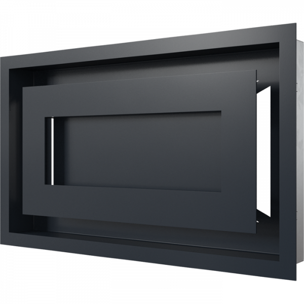 Вентиляционная решетка Kratki WIND Графитовая 22х37