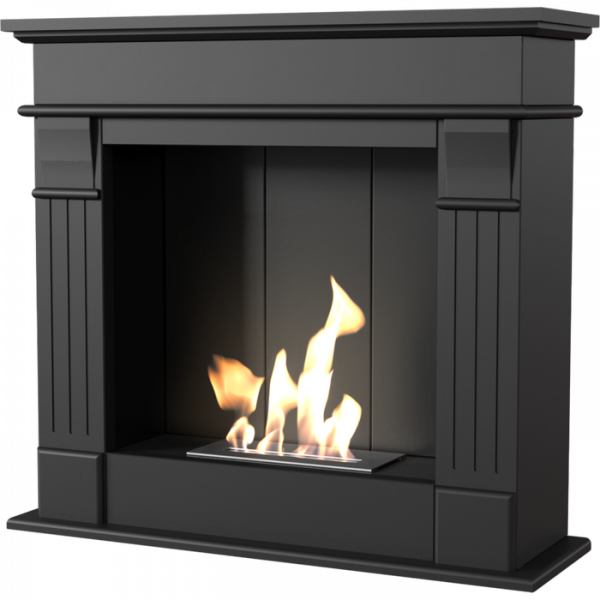 Напольный биокамин Kratki AUGUST черный, TUV (ЛЕГО)