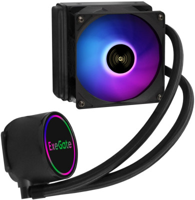 Система жидкостного охлаждения ExeGate BlackWater-120V2.PWM.RGB