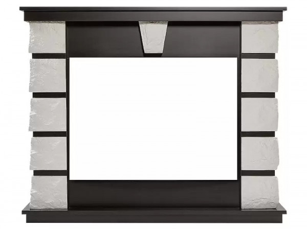 Широкий портал Firelight Excalibur 25 камень белый, шпон венге