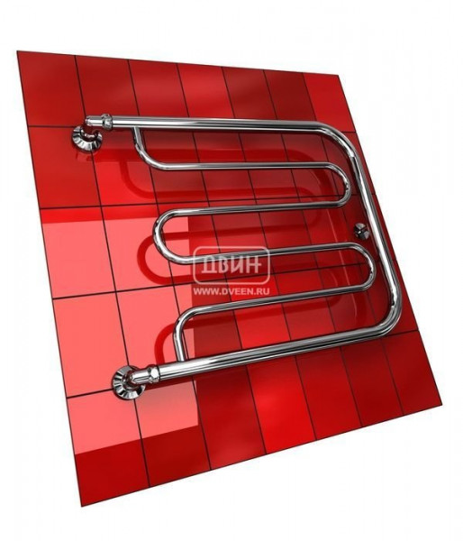 Водяной полотенцесушитель Двин D без полочки (1") 60/80