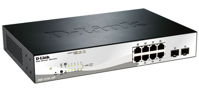 Коммутатор D-Link, DGS-1210-10P/F1A