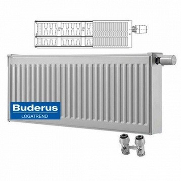 Стальной панельный радиатор Тип 33 Buderus Радиатор VK-Profil 33/300/1800, re (24) (C)