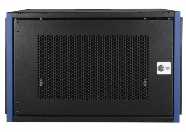 Шкаф телекоммуникационный настенный Datarex, 19", 4U, 135х600х450 мм (ВхШхГ), дверь: перфорация, боковая панель: сплошная съемная, разборный, цвет: чёрный