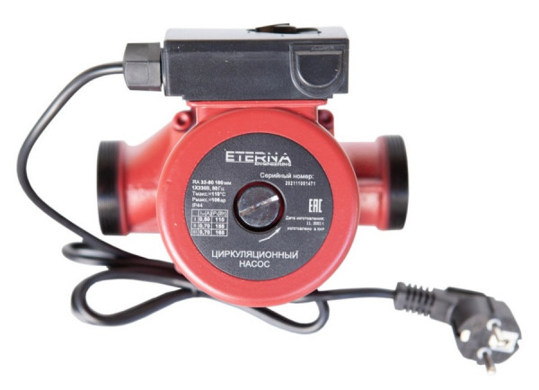 Насос для отопления ETERNA RA 32-80