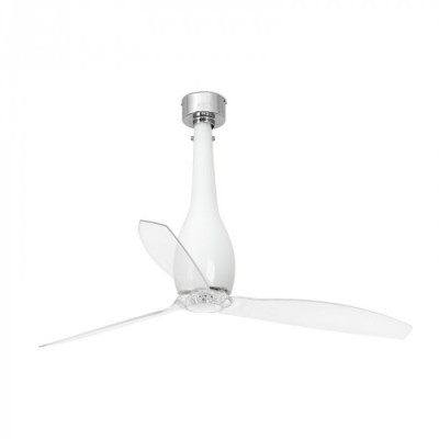 Вентилятор без подсветки Faro Eterfan Shiny White (32000)