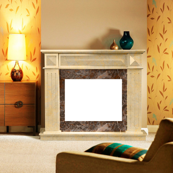 Пристенная облицовка MadeIra Doncaster Giallo, Emperador М c800