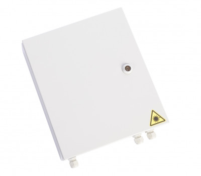 Бокс оптический ЦМО БОН, портов: 24, универсальный, до 48 хОВ, 350х300х106 мм (ВхШхГ), цвет: серый, (БОН-Н-24.55)