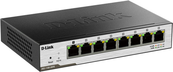 Коммутатор (свитч) D-Link DGS-1100-08PD