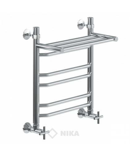 Водяной полотенцесушитель Ника ЛТ (г2) ВП (Лестница трапеция / группа 2 / верхняя полка) 80х60 -6